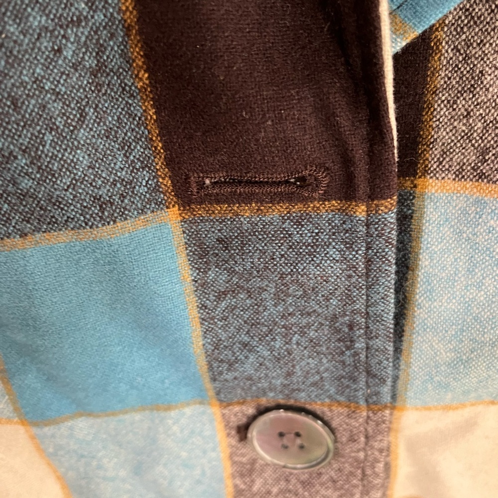 Pendleton Wool Large Button Plaid Jacket Shacket … - image 6
